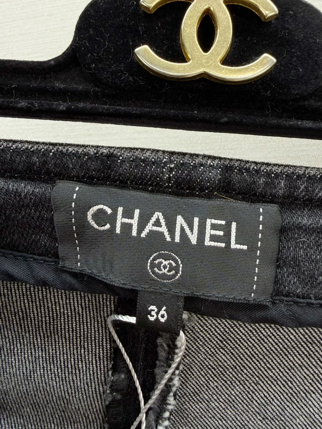 Chanel Distressed Denim Jeans