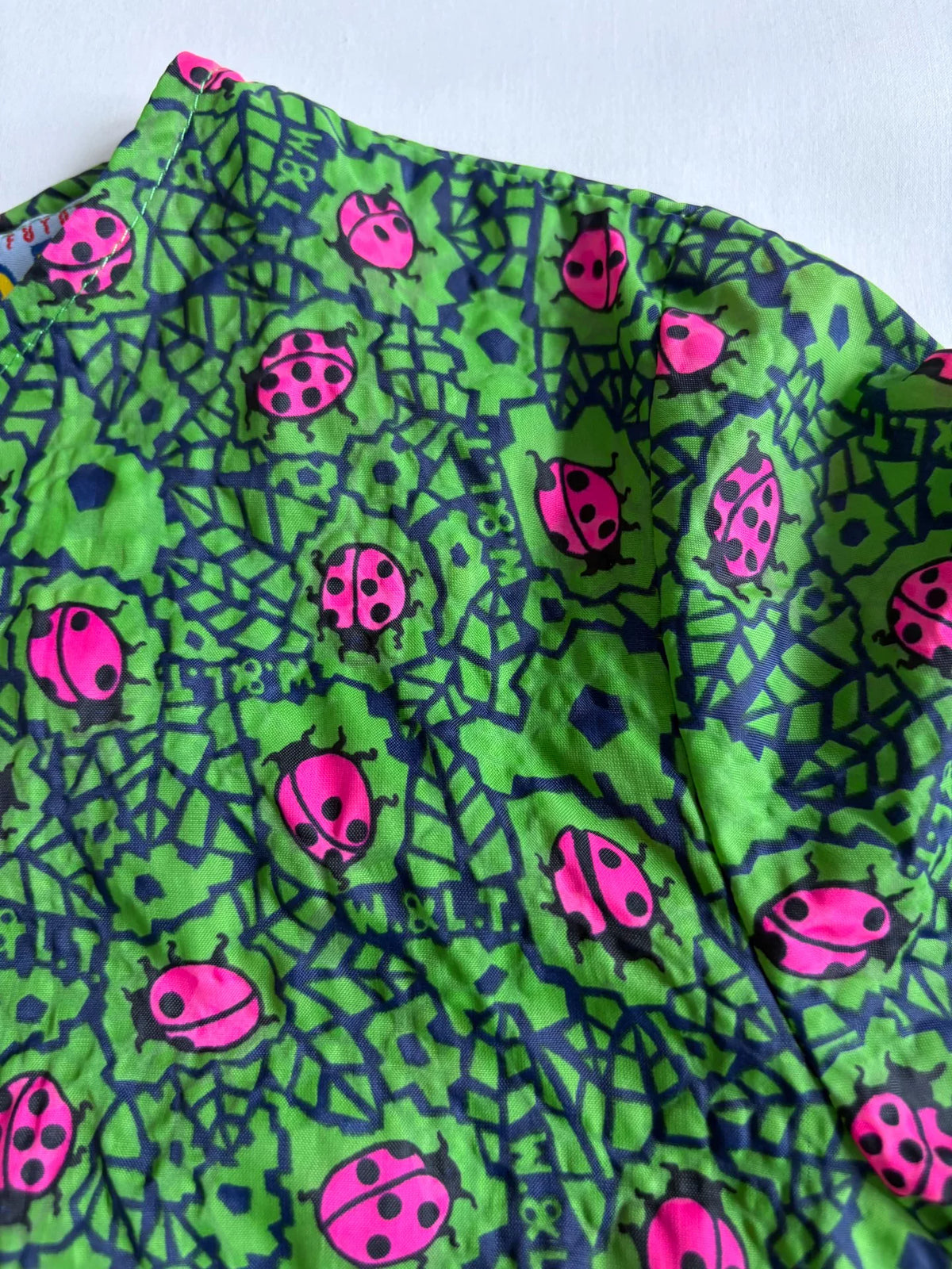 Walter van Beirendonck show‑model beetle dress W&LT second‑hand vintage 1997‑1998 show‑model Seven‑star ladybug printed dress