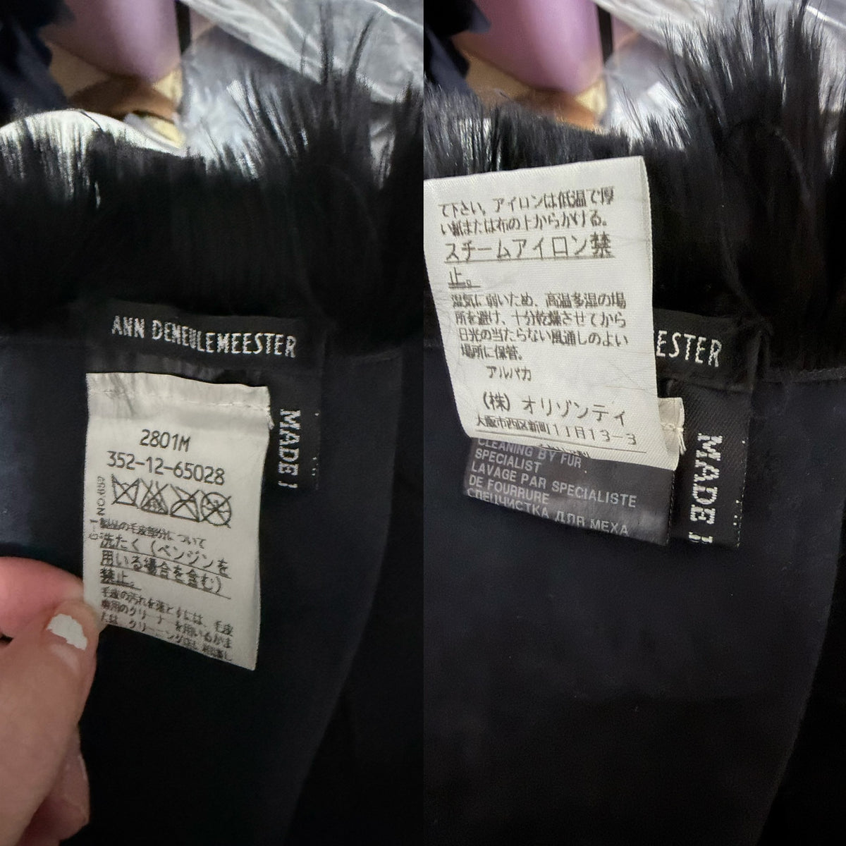 Ann Demeulemeester Scarf Wool Shawl