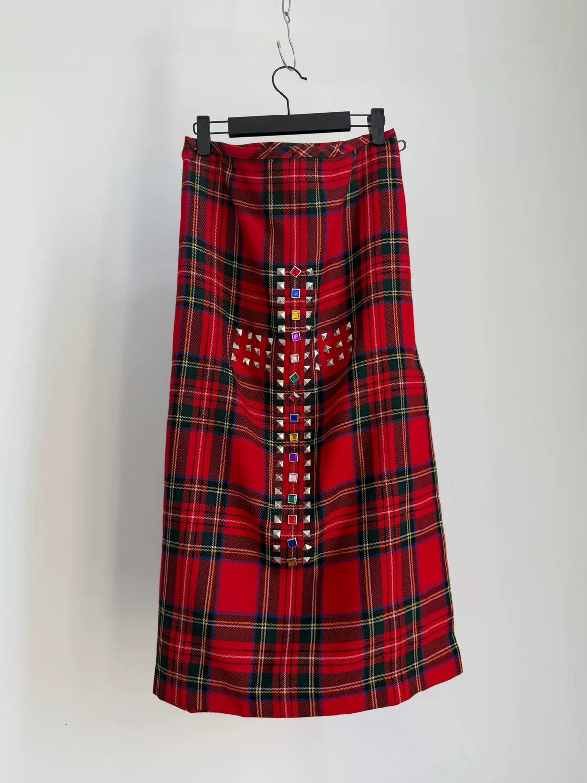 Comme Des Garcons Midi Wool Skirt