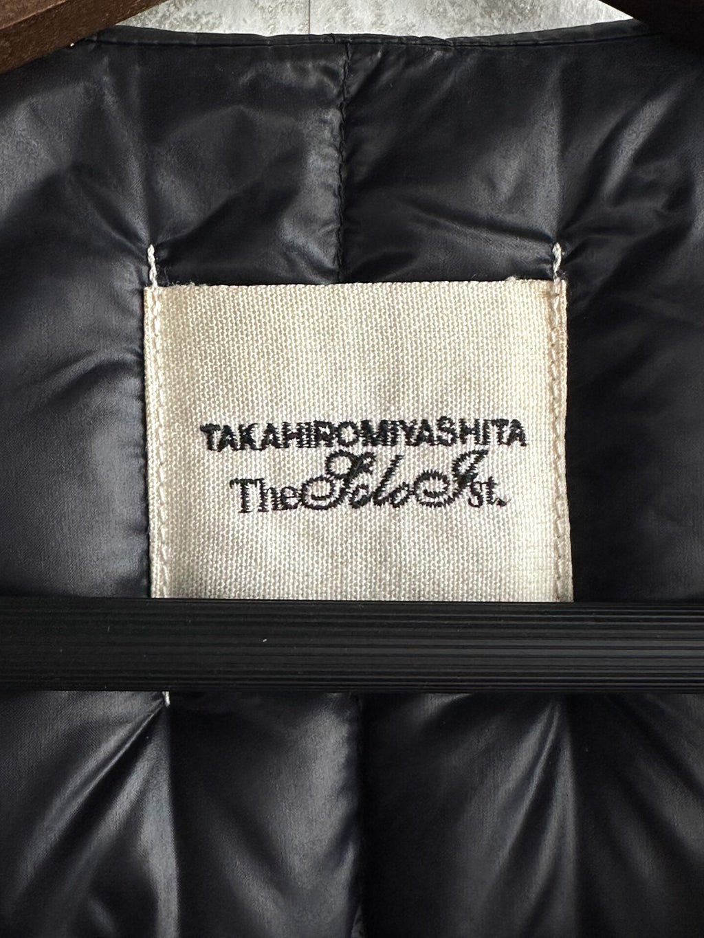 The Soloist 12AW Down Pieced Leather Vest