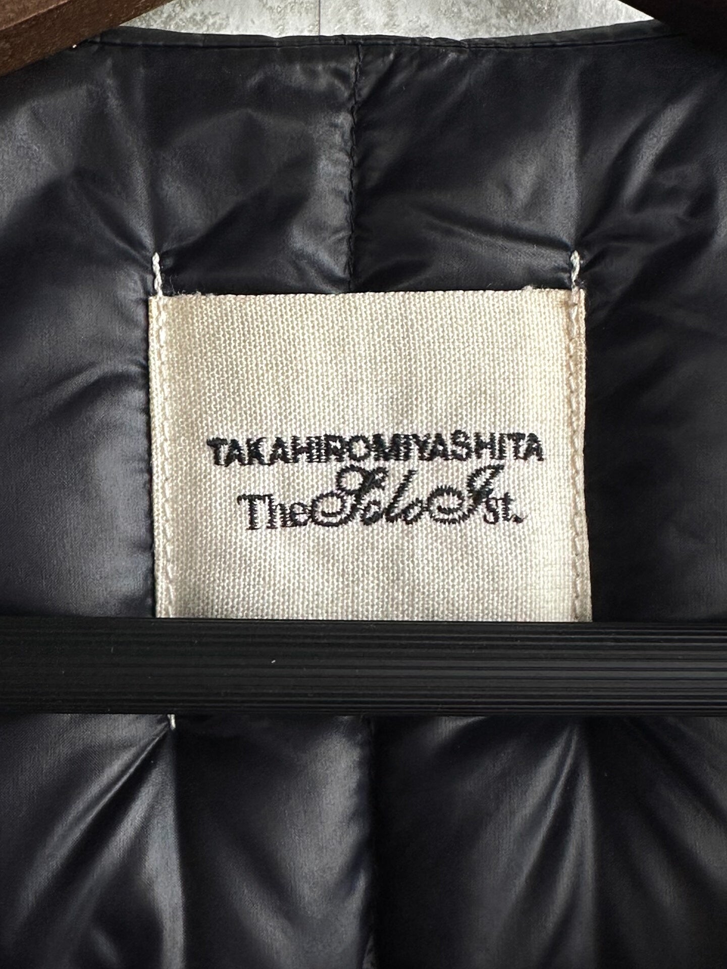 The Soloist 12AW Down Pieced Leather Vest