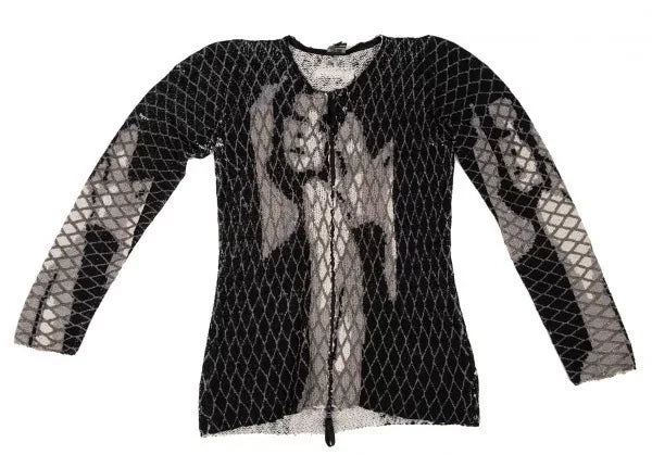Jean Paul Gaultier Vintage Black & White Portrait Top