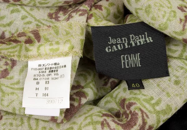 Jean Paul Gaultier Vintage Patterned Coat