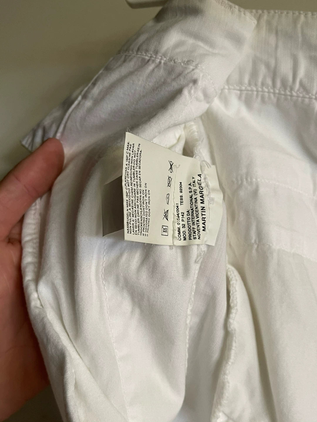 MM6 Maison Margiela Button Cotton Trousers