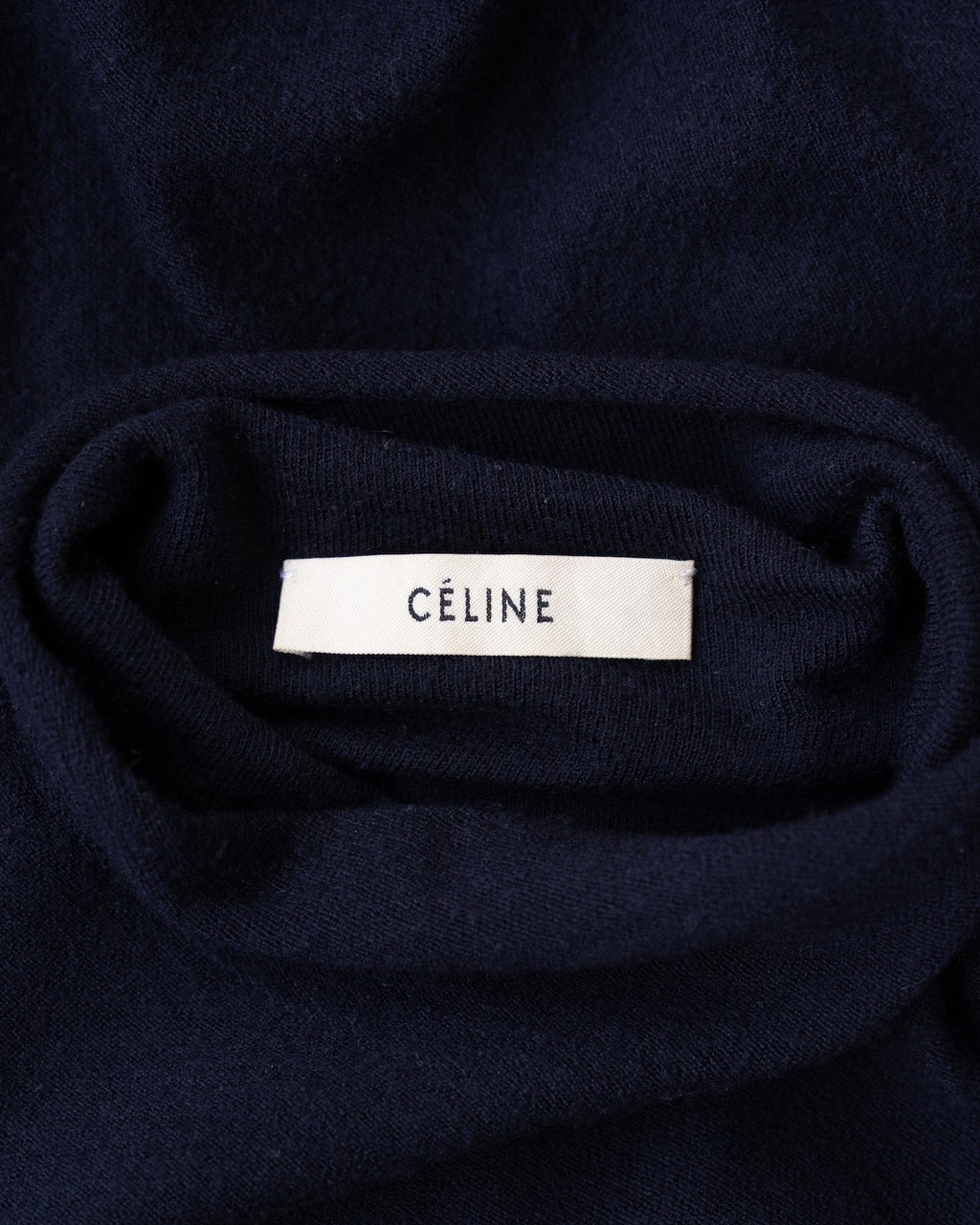 Celine Wool Turtleneck Knit Dress by Phoebe Philo