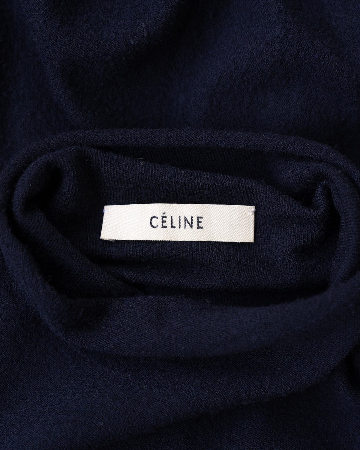 Celine Wool Turtleneck Knit Dress by Phoebe Philo