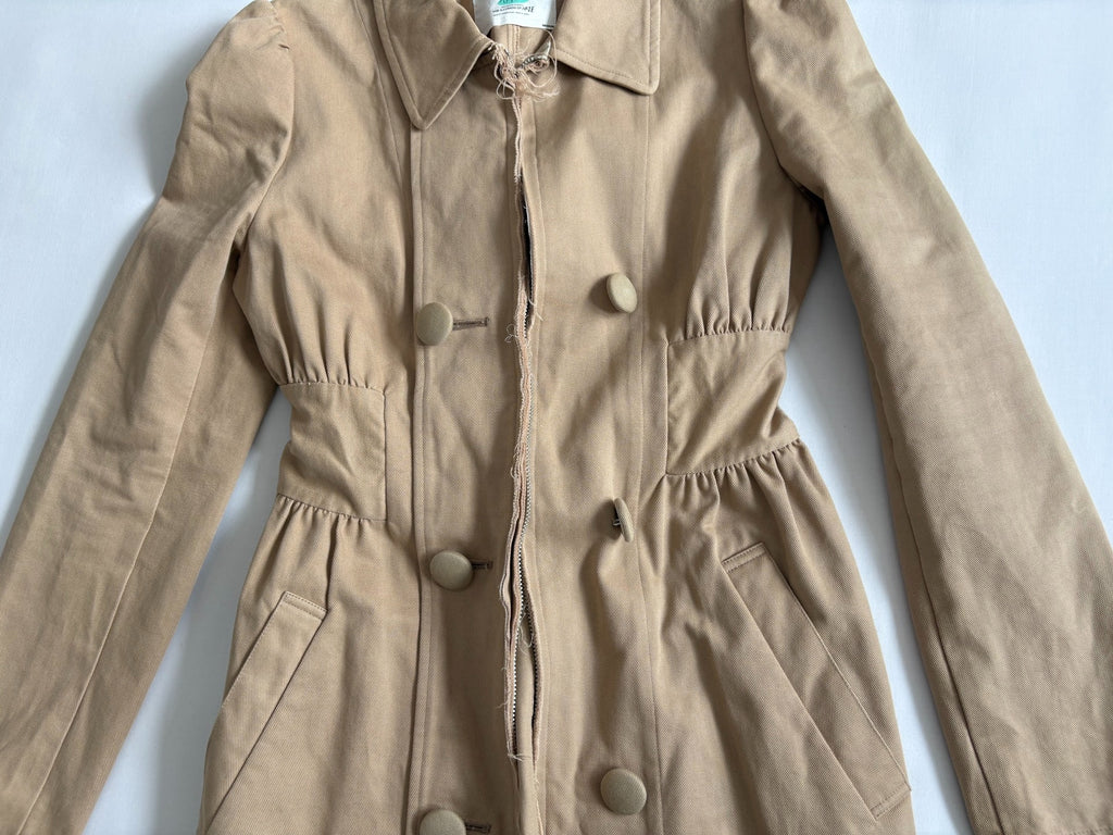 Undercover Vintage Asymmetric Haze Runway Pleated Distressed Jacket