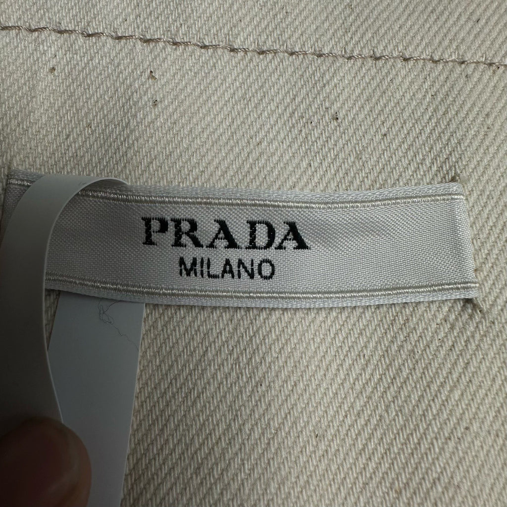 Prada Beige Denim Vest