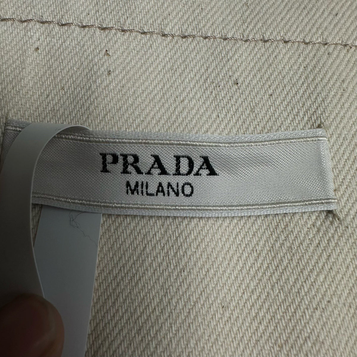 Prada Beige Denim Vest