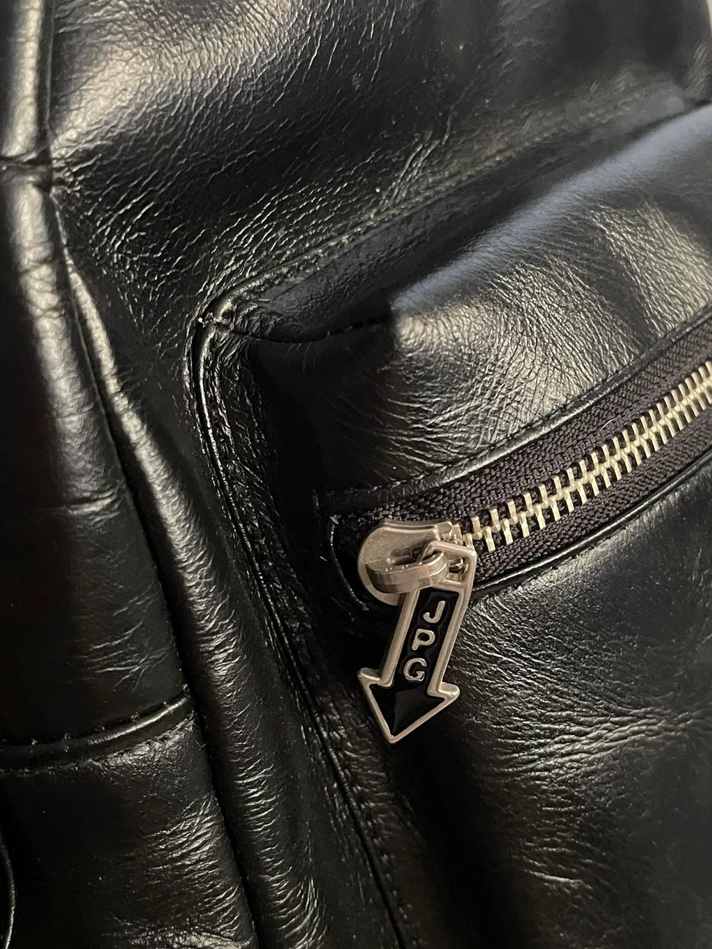 Jean Paul GAULTIER Ball Logo Leather Backpack