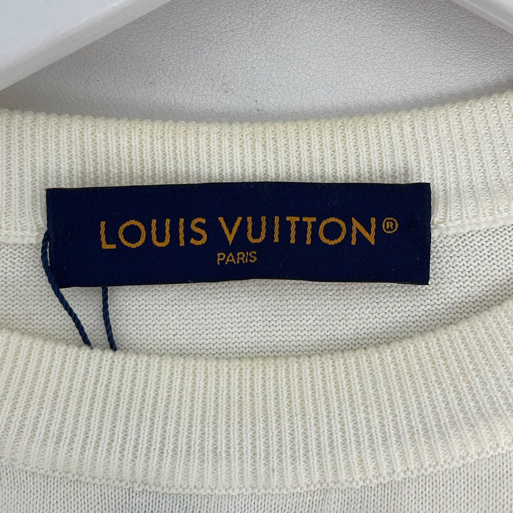 Louis Vuitton LV Floral Knit Short-Sleeve Shirt