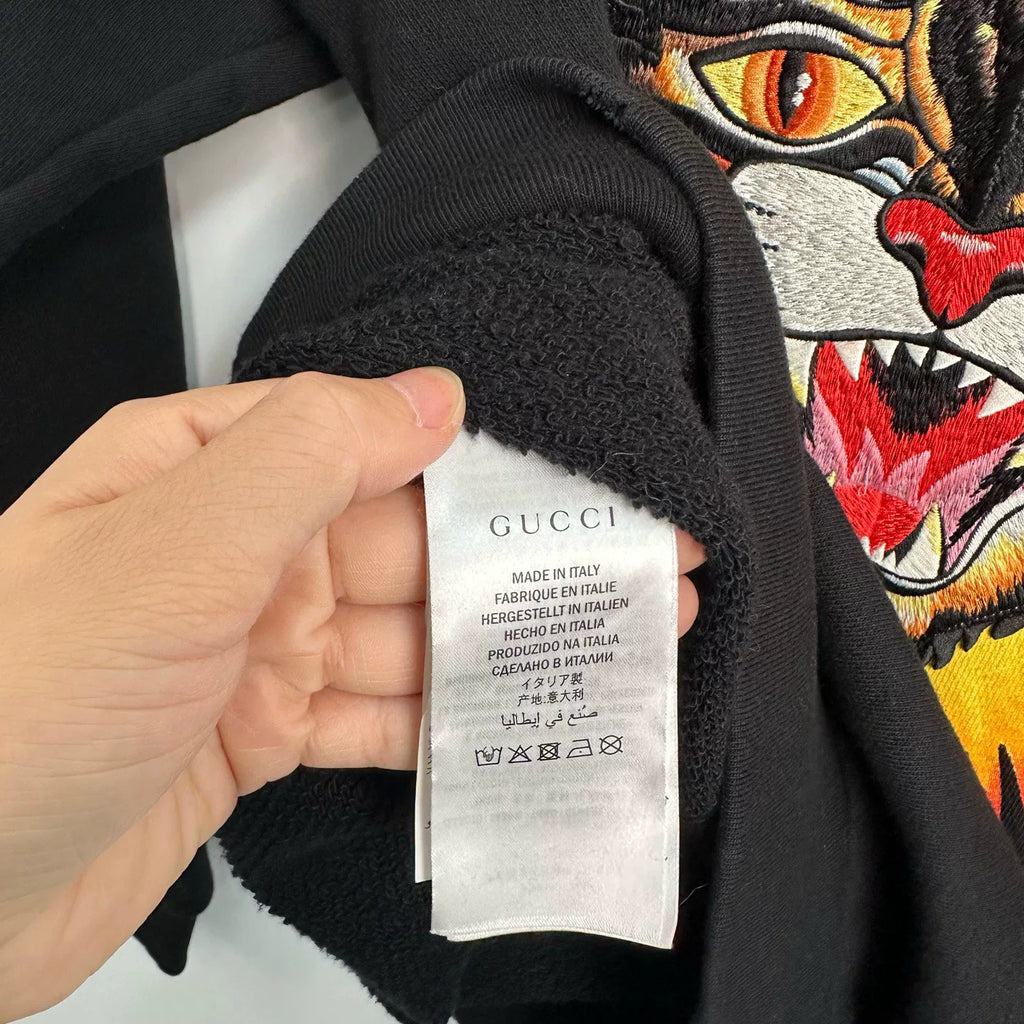 Gucci Tiger Head Print Sweater