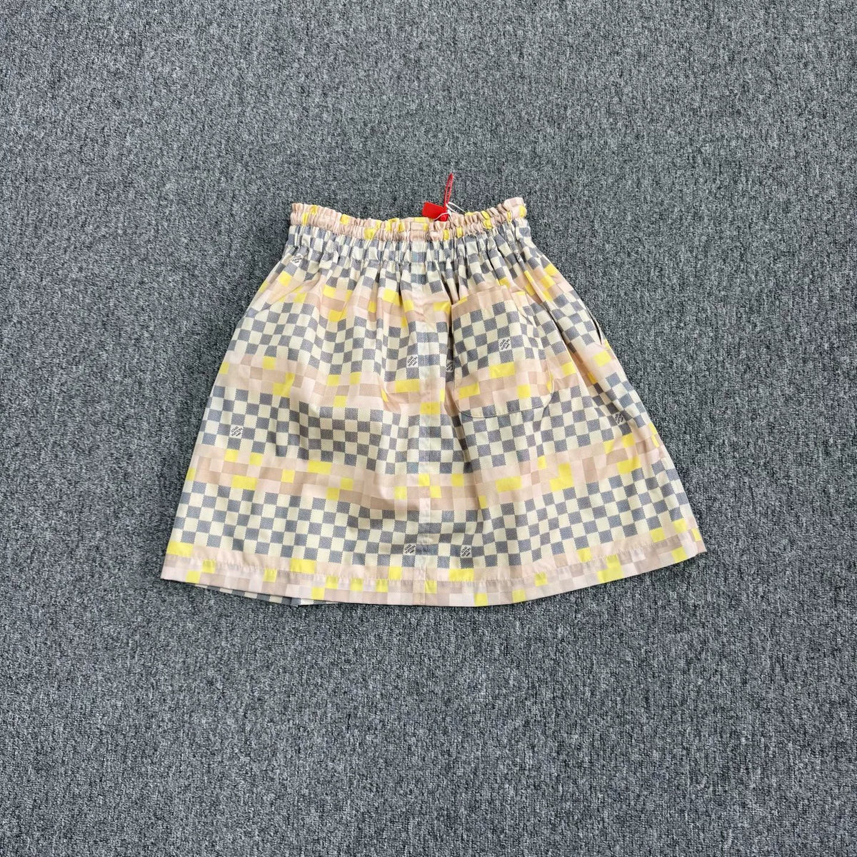 Louis Vuitton Checkered Midi Skirt