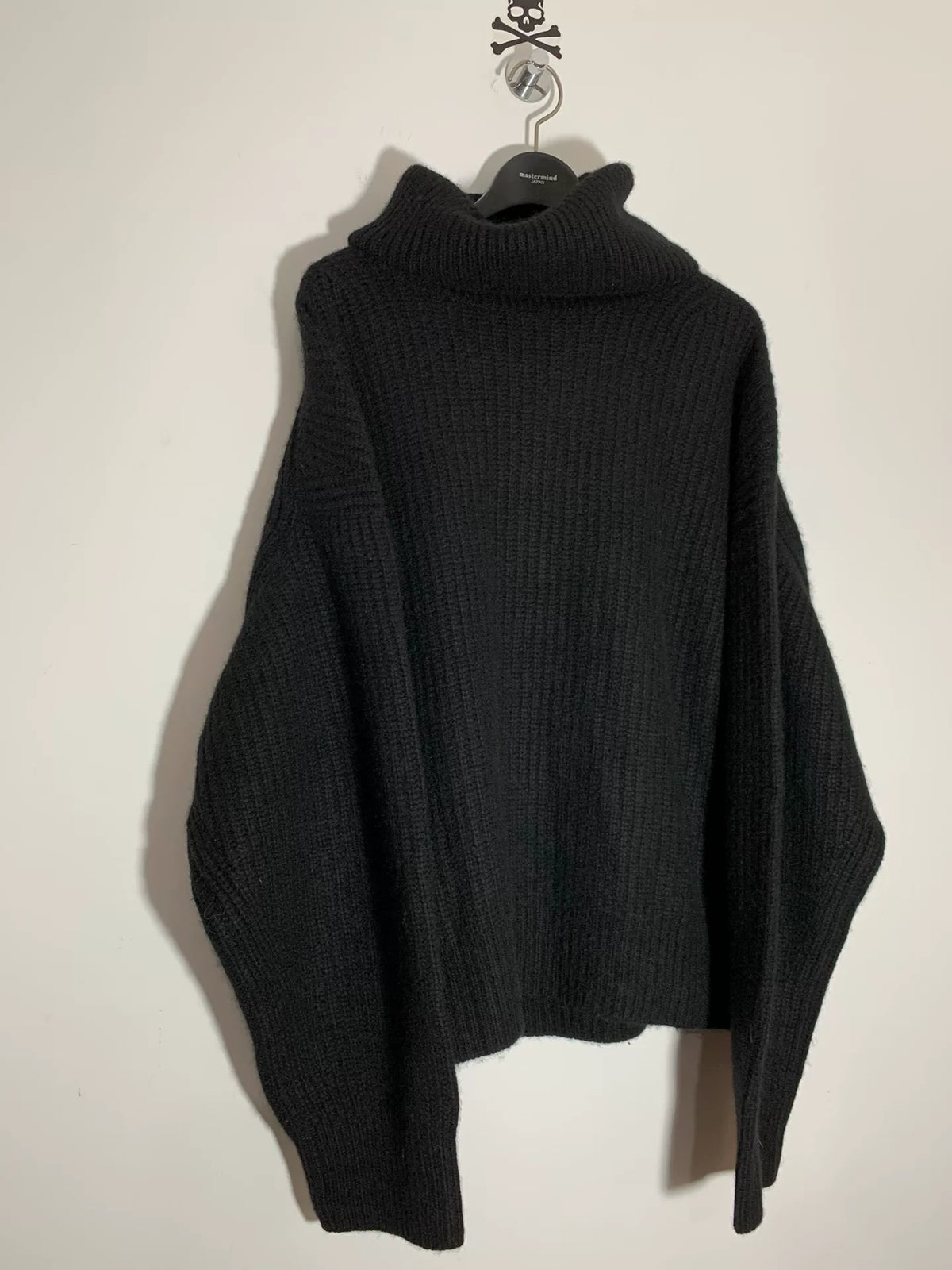 mastermind Japan Large Skull Logo Cashmere Sweater