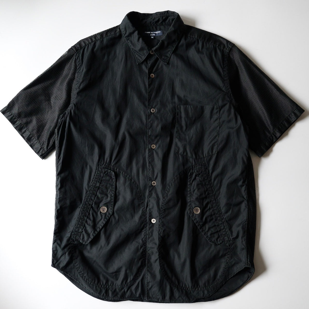 COMME des GARCONS SS05 Large Pocket Military Short Sleeve Shirt