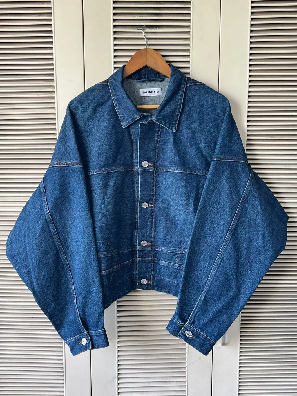 Balenciaga Blue Denim Jacket