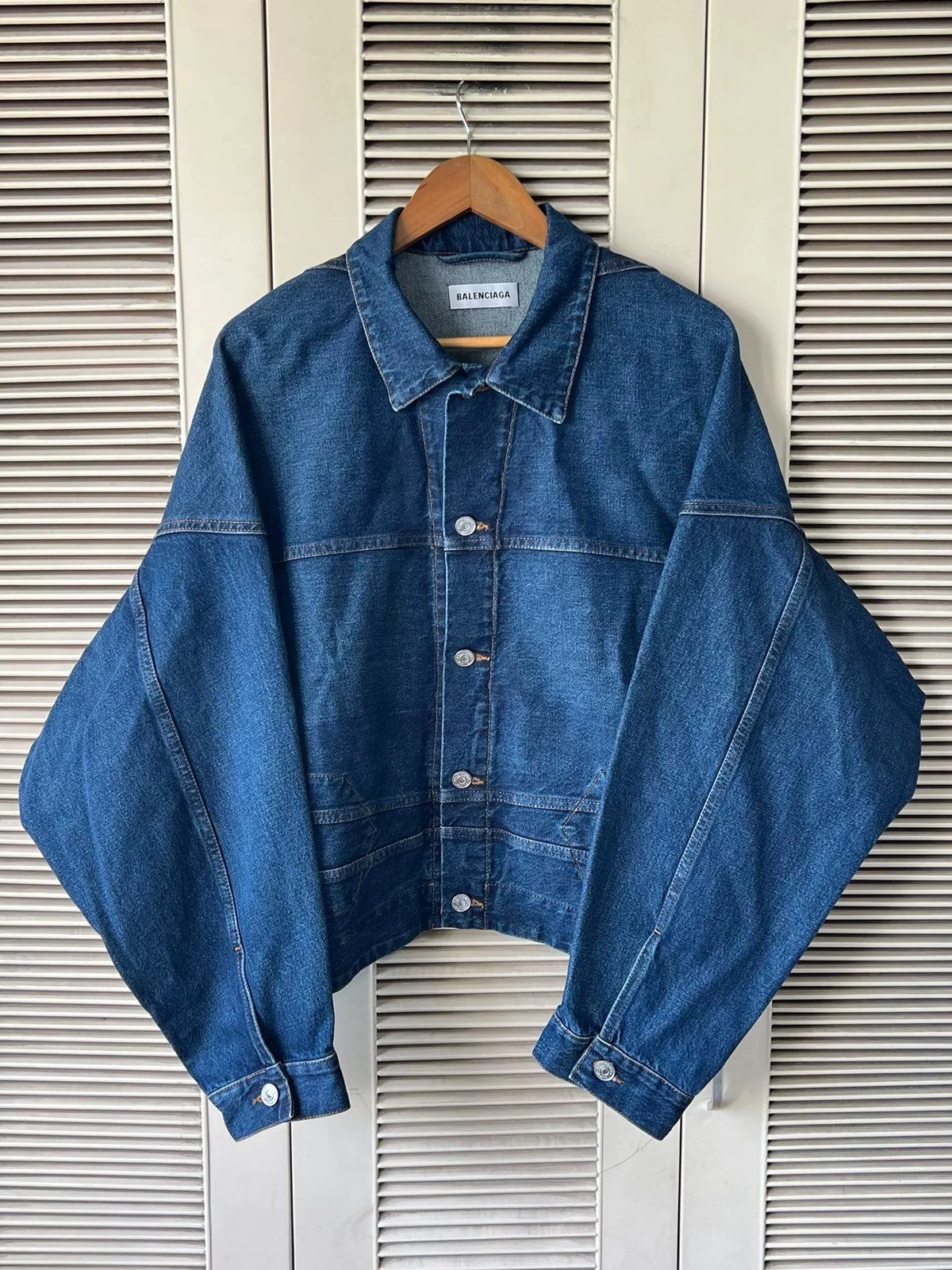 Balenciaga Blue Denim Jacket