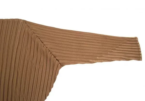 Issey Miyake Vintage Brown Deformed Pleated Top