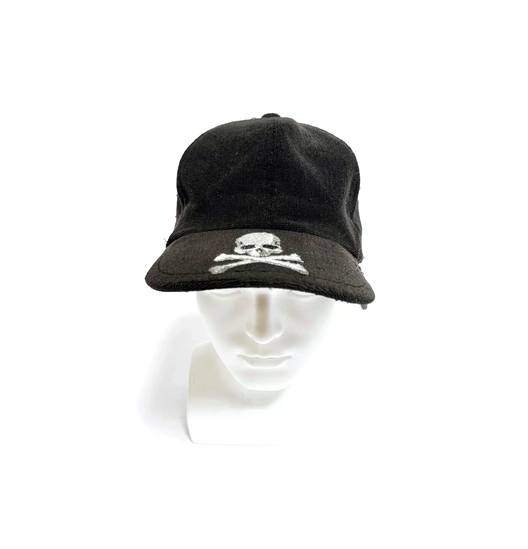 Mastermind Japan 10SS Mainline Terry Silver Embroidered Skull Baseball Cap