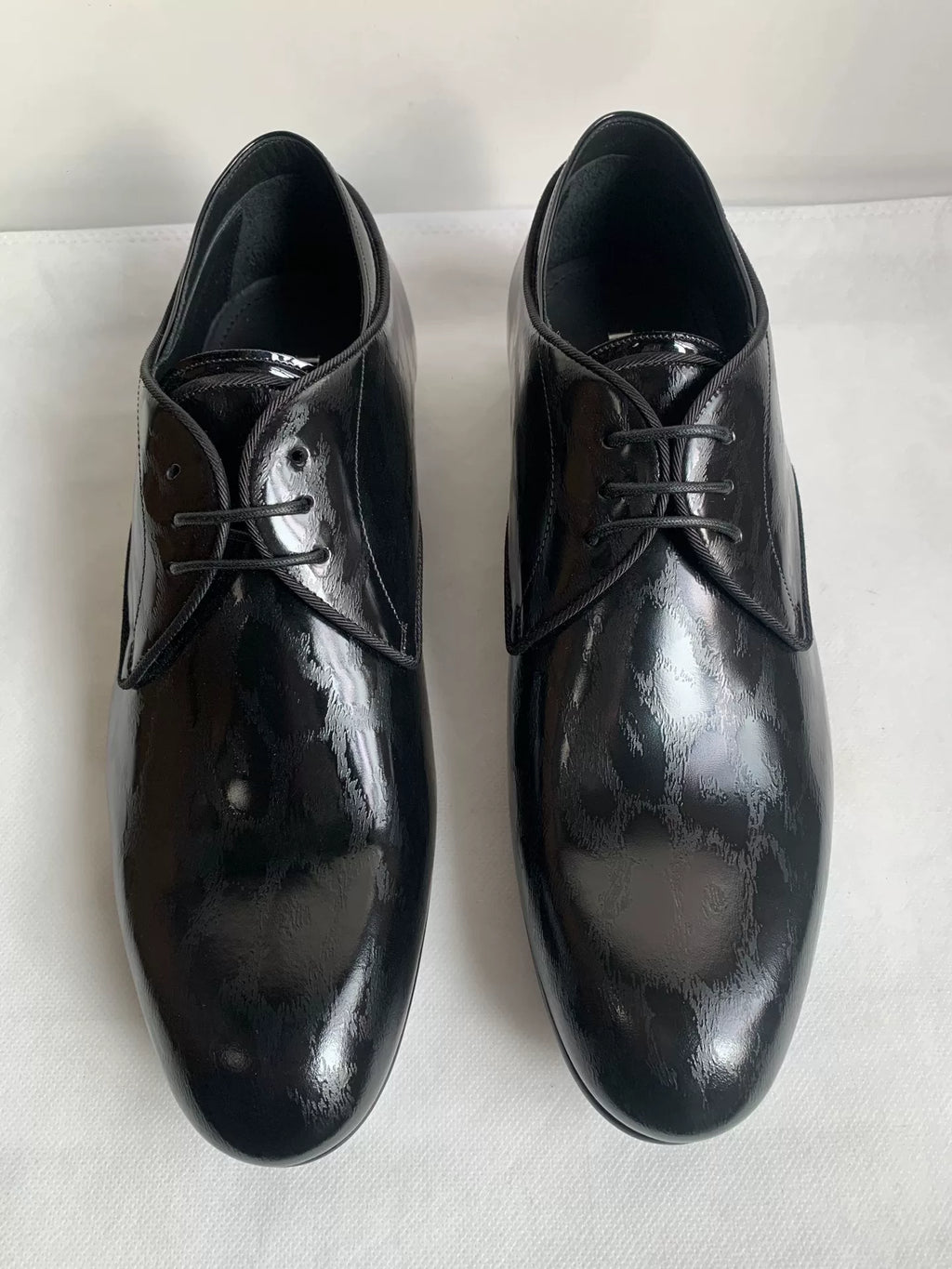 Dior Black Spotted Leather Derby Shoes