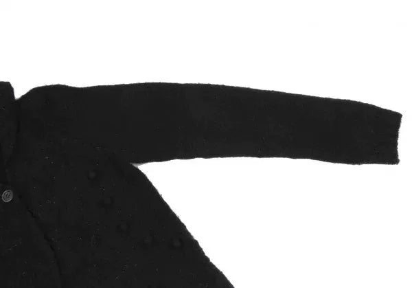Issey Miyake Vintage Black Patterned Knit Sweater