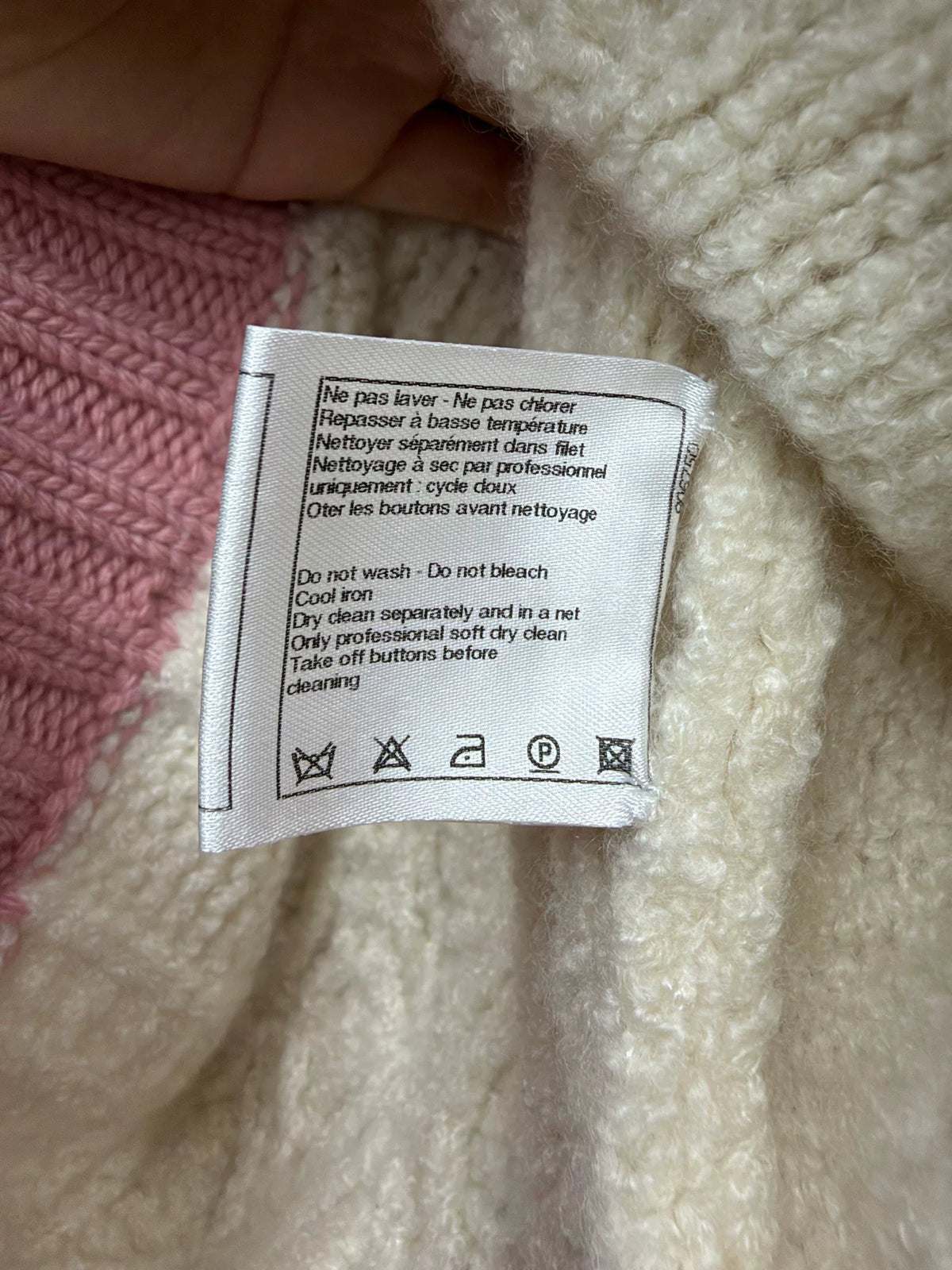 Chanel Edinburgh Contrast Knit Sweater