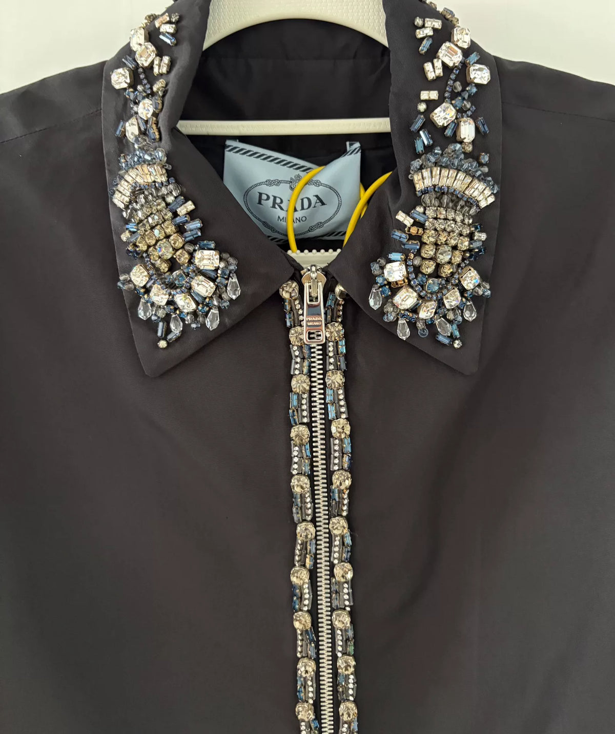 Prada Rhinestone Panel Jacket