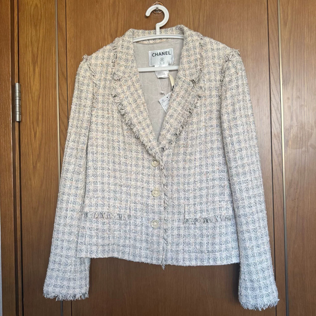 Chanel Fringe Collared Jacket