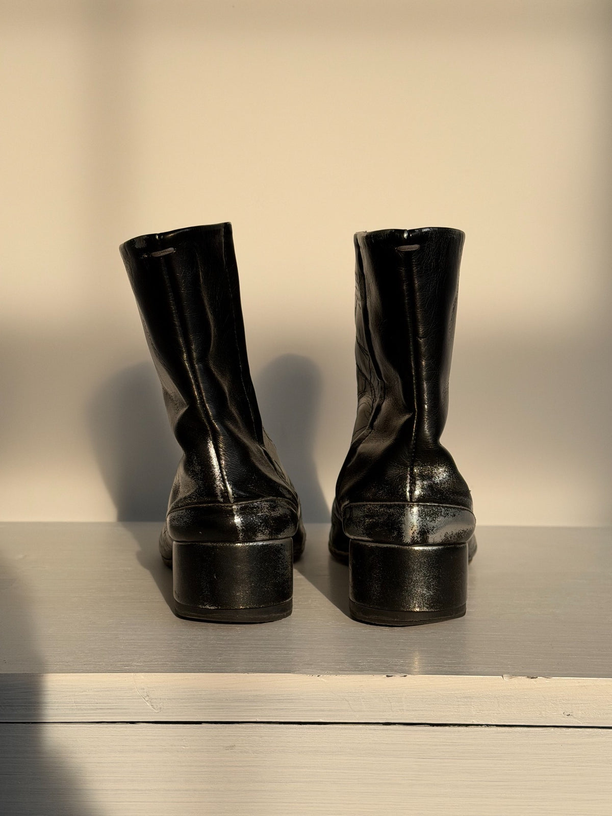 Maison Margiela Color Wash Leather Tabi Shoes