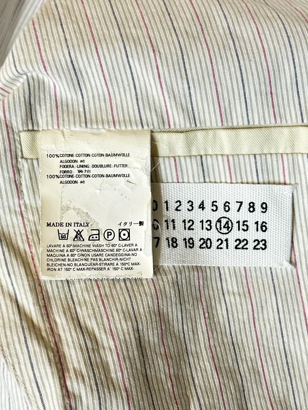 Maison Martin Margiela Padded Shoulder Blazer