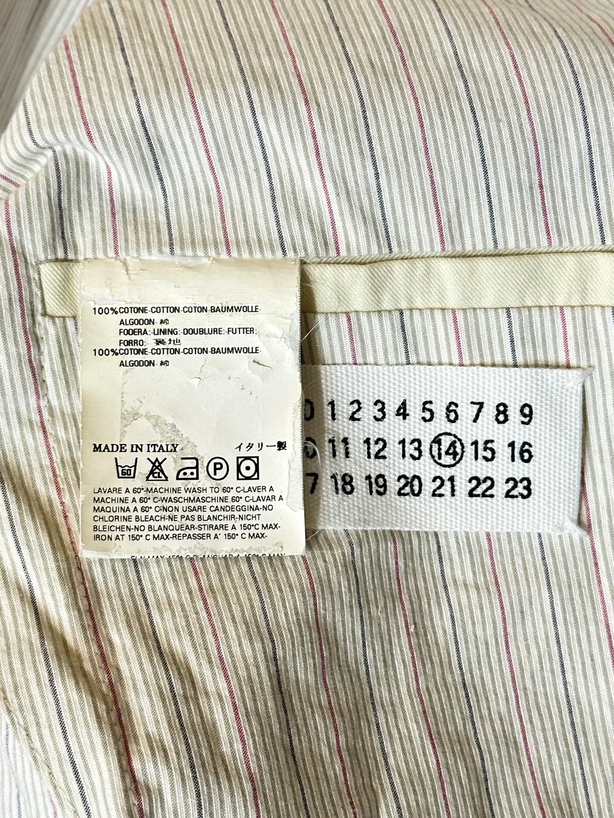 Maison Martin Margiela Padded Shoulder Blazer