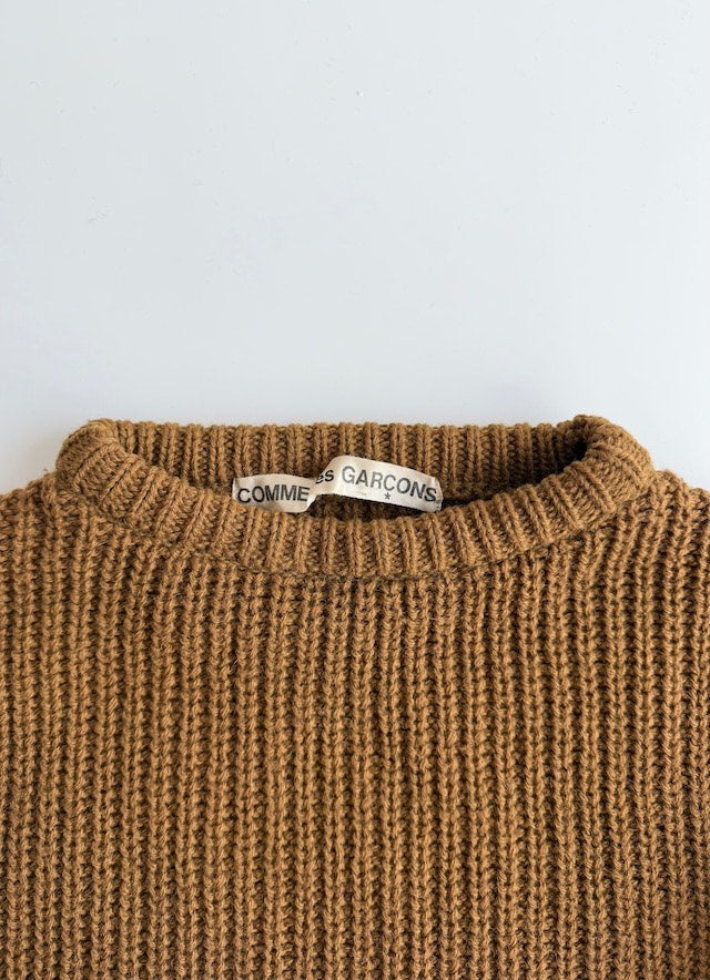 Comme Des Garçons 1970s Wool Blend Knit Sweater