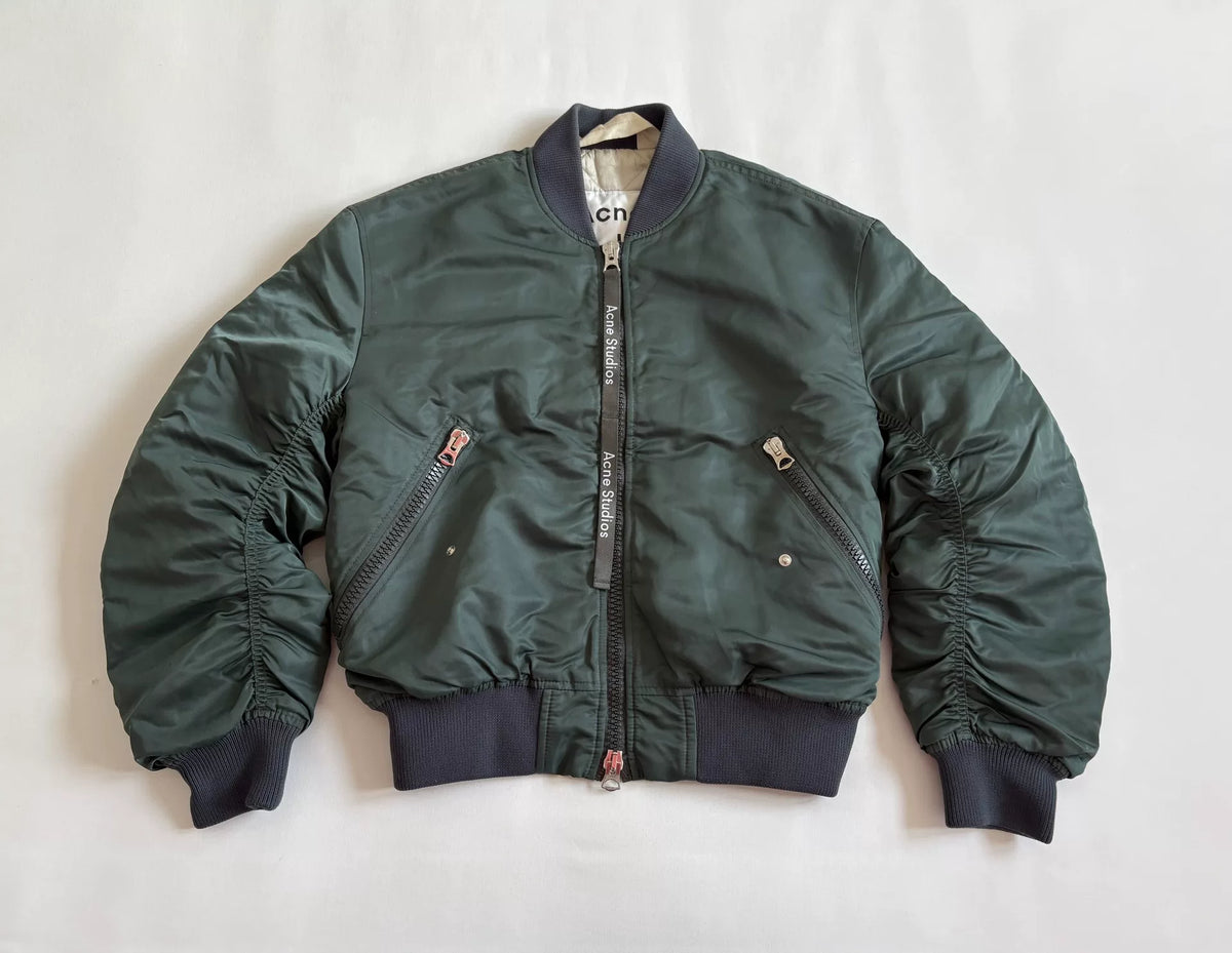 Acne Studios Bomber MA1 Pleated Jacket
