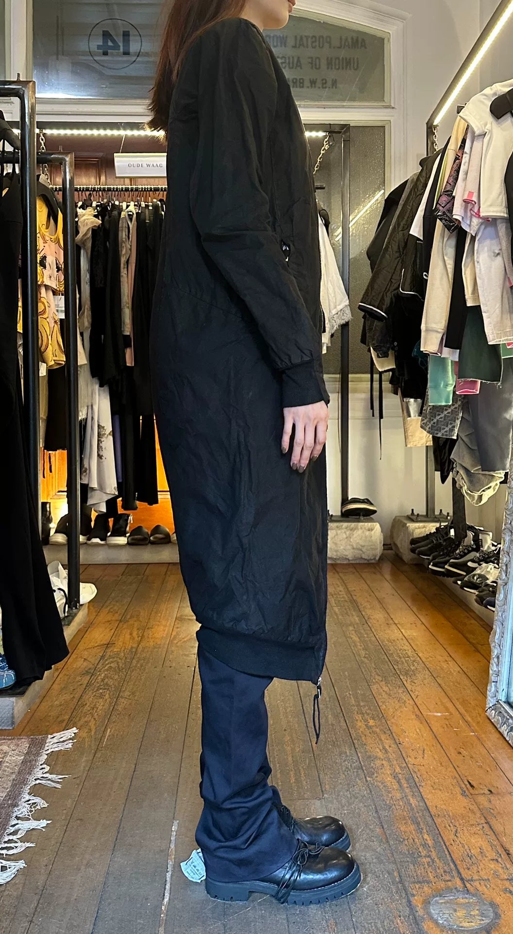 Boris Bidjan Saberi FW17 WBOMBER2 Black Obidian Cotton Jacket