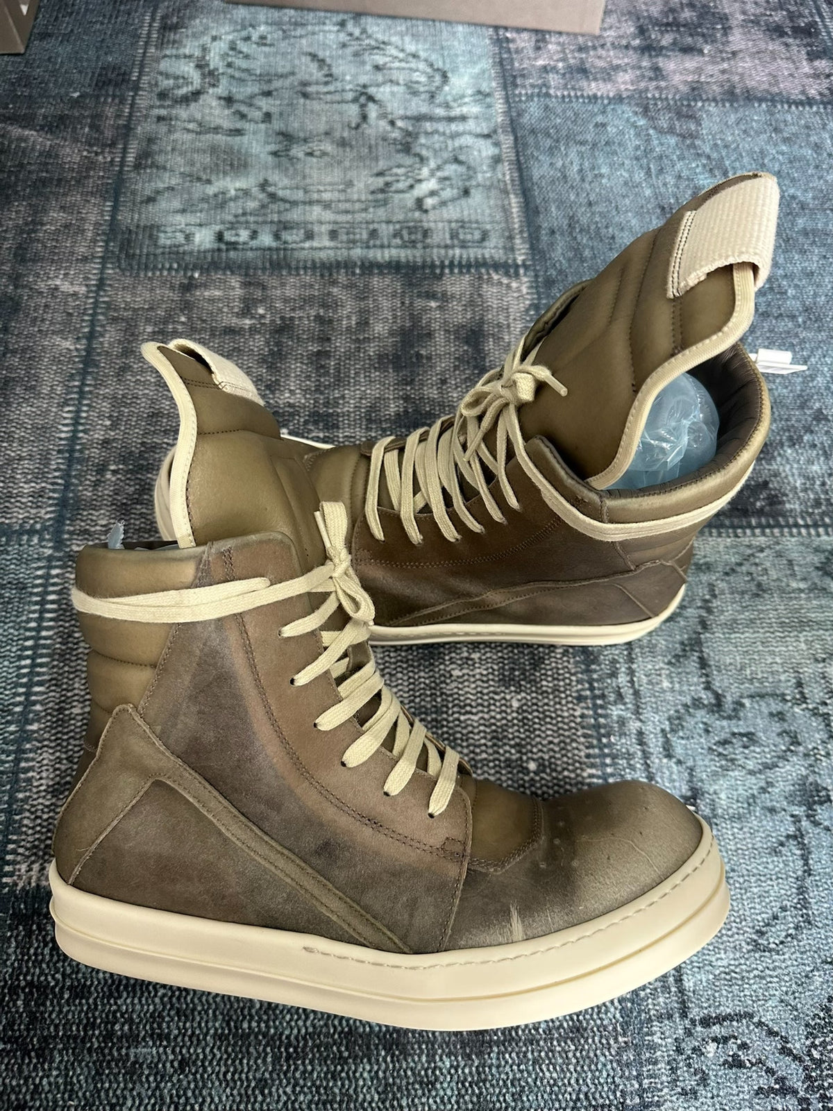 Rick Owens Inverted-Triangle Sneakers