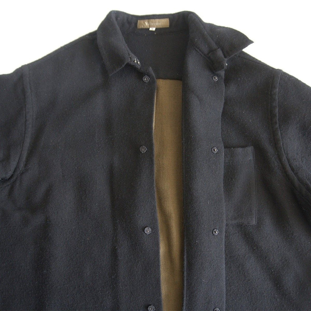 Yohji Yamamoto 1990s Wool Blend Oversized Shirt