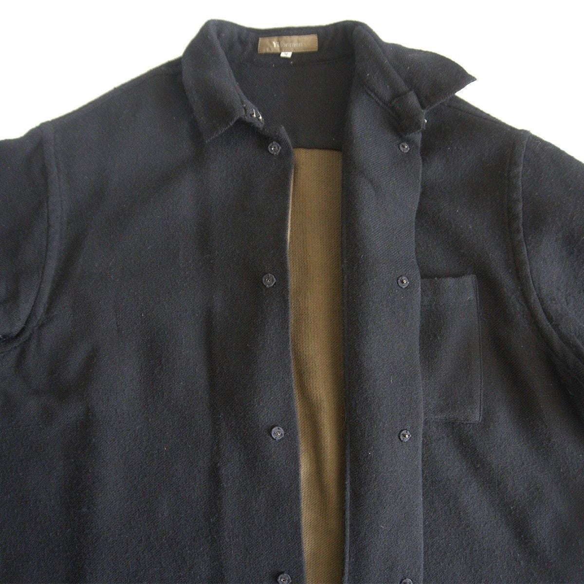 Yohji Yamamoto 1990s Wool Blend Oversized Shirt