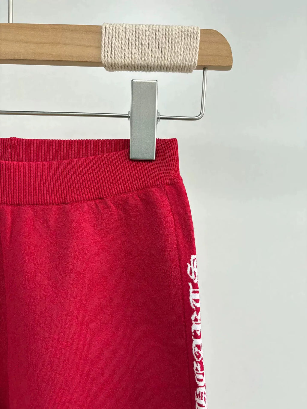 Chrome Hearts Red White Viscose Nylon Shorts