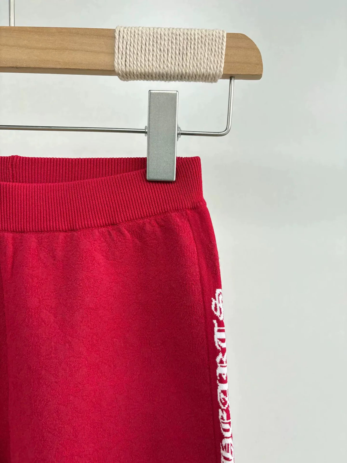 Chrome Hearts Red White Viscose Nylon Shorts