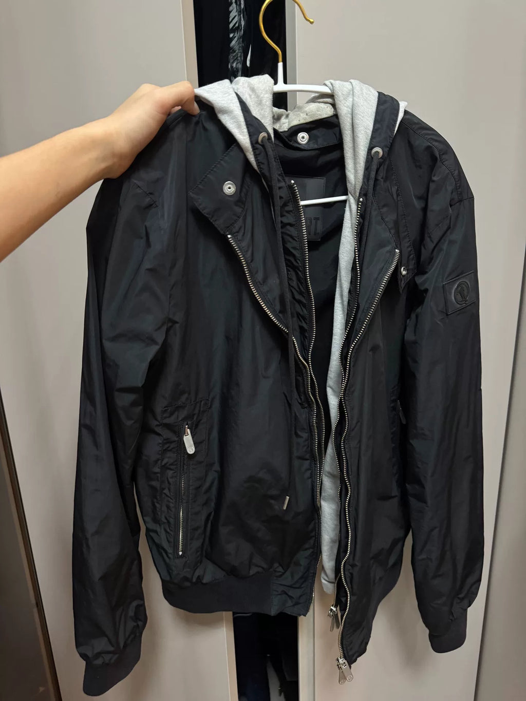 Dirk Bikkembergs SS06 Detachable Layered Nylon Coach Jacket