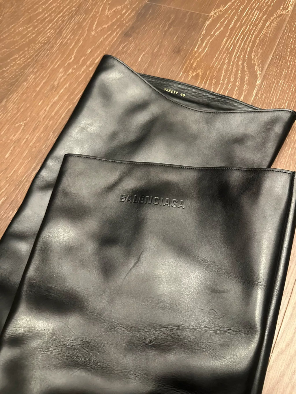 Balenciaga 23 Fall Santiago Over-the-Knee Leather Boots