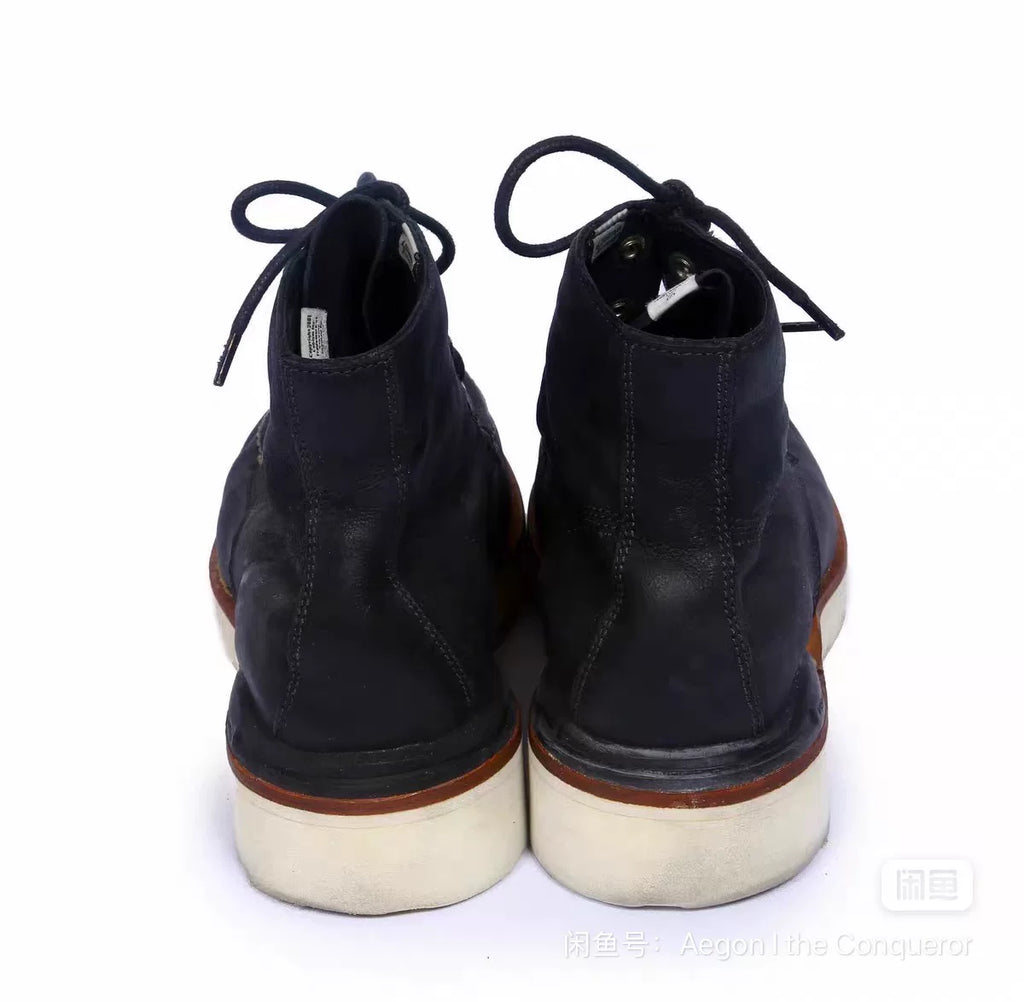 Visvim Virgil Moc Toe-Folk Redwing Gray Boots