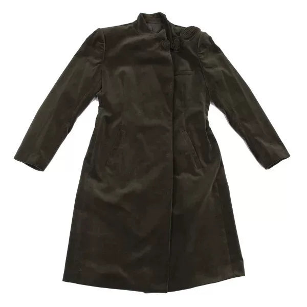 Jean Paul Gaultier Vintage Green Velvet Coat