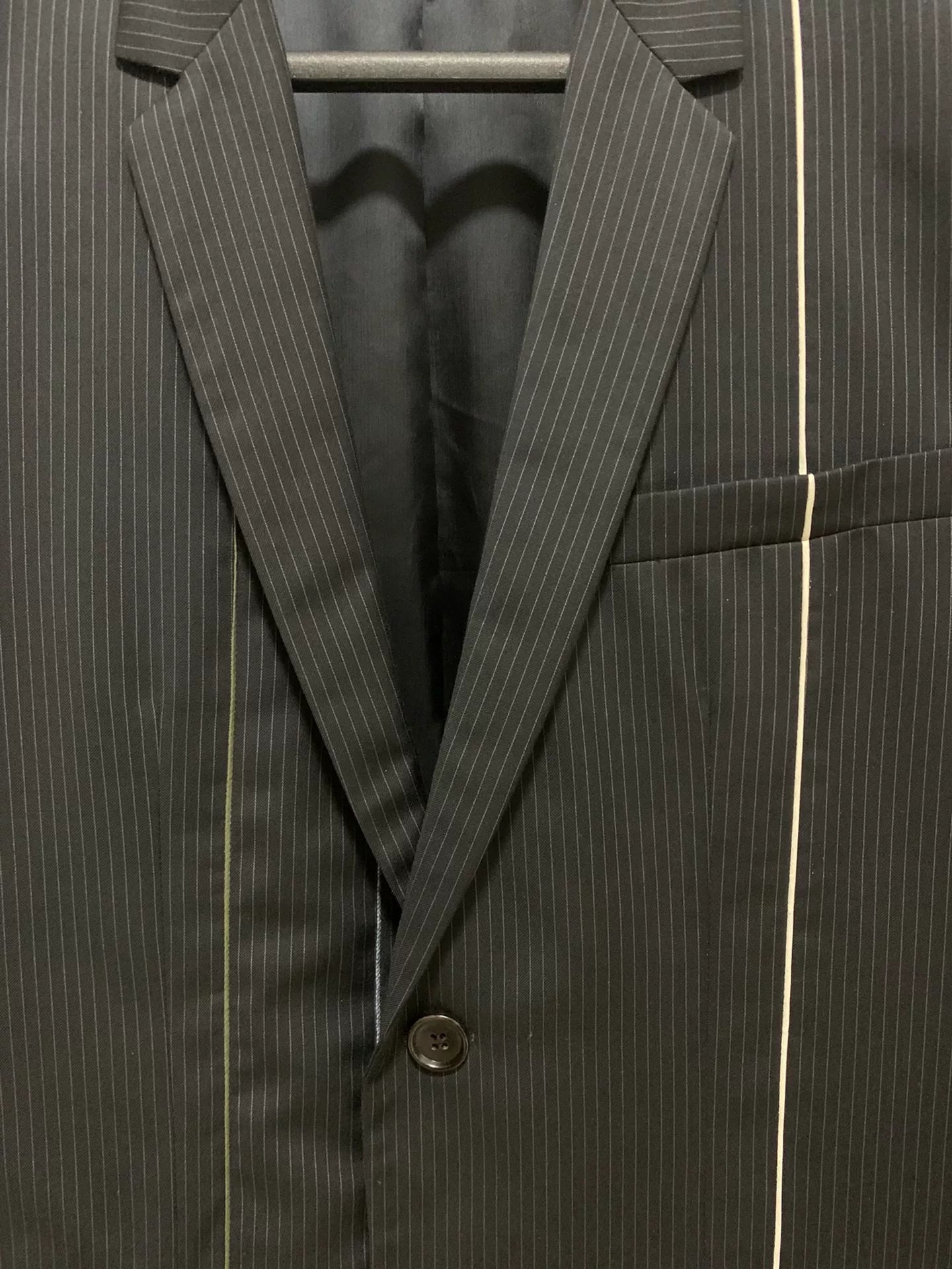 Dior Homme 14FW Runway Striped Wool Suit