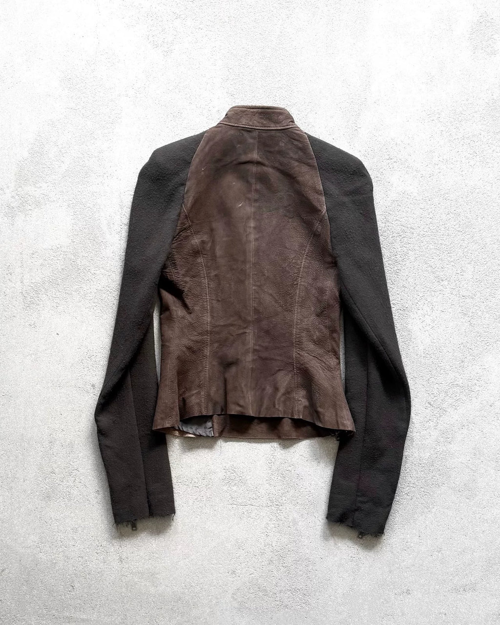 Haider Ackermann AW10 Leather Zip-Up Jacket