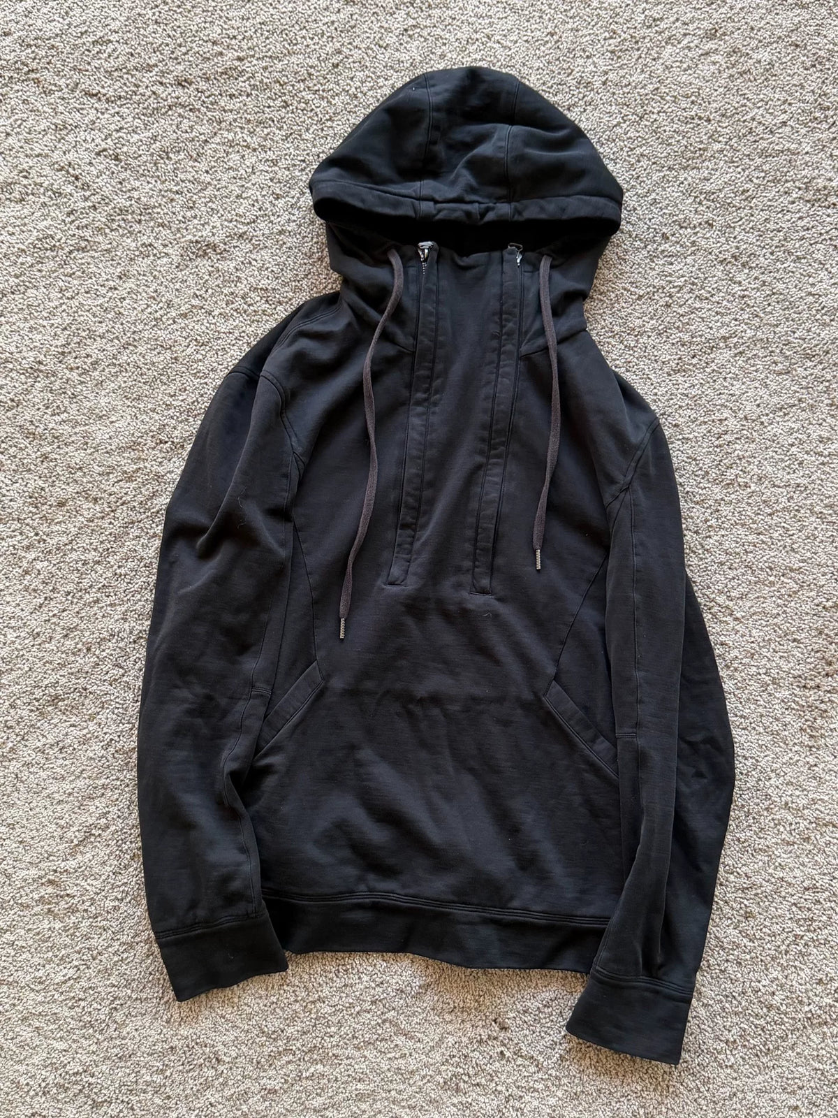 Helmut Lang Double Zip Hooded Sweatshirt