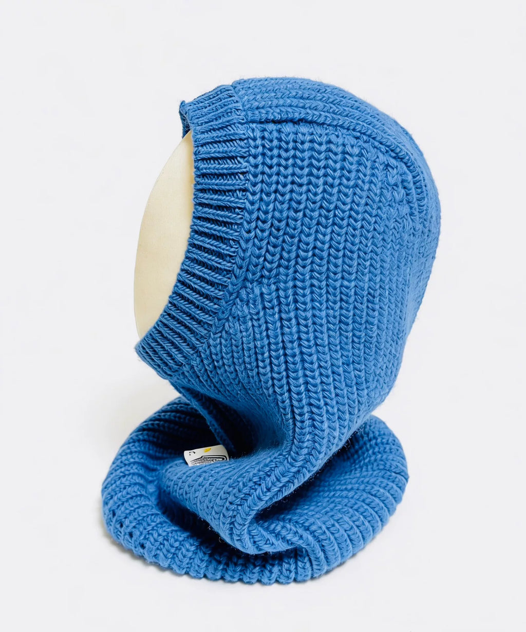 The Soloist 22FW Balaclava Blue Wool Balaclava