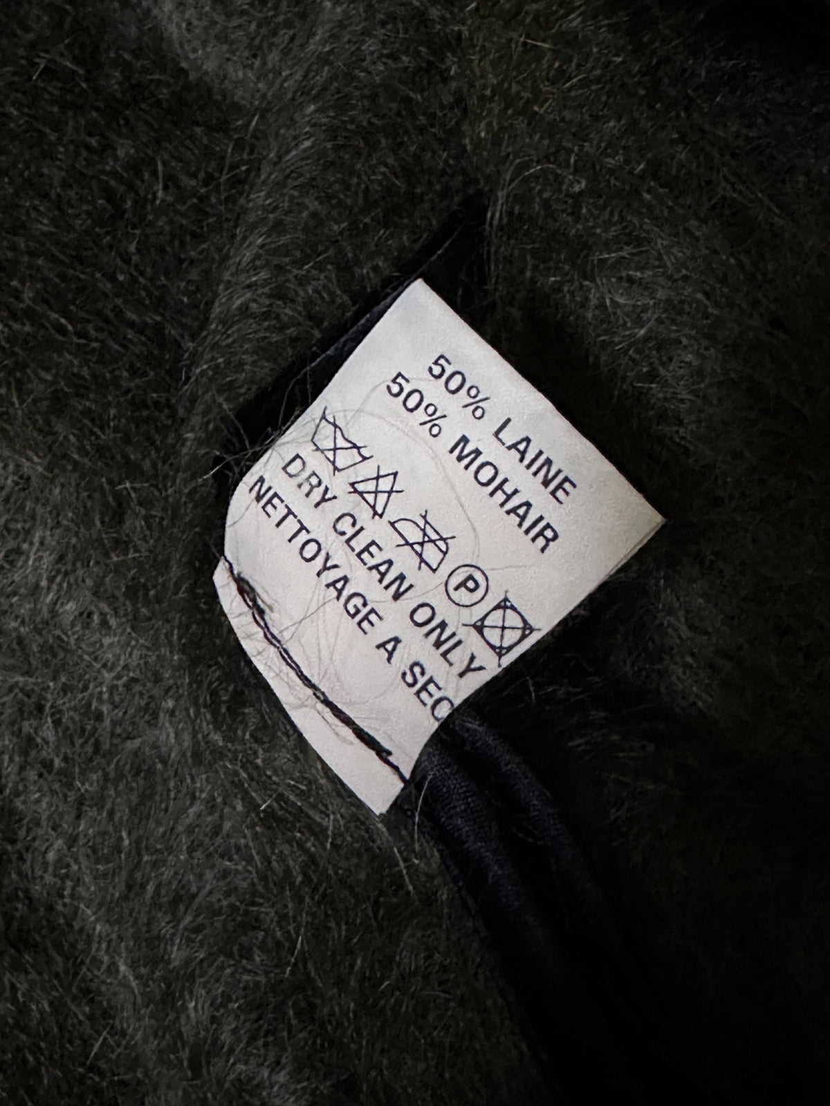 Lemaire 90's Gradient Mohair Coat