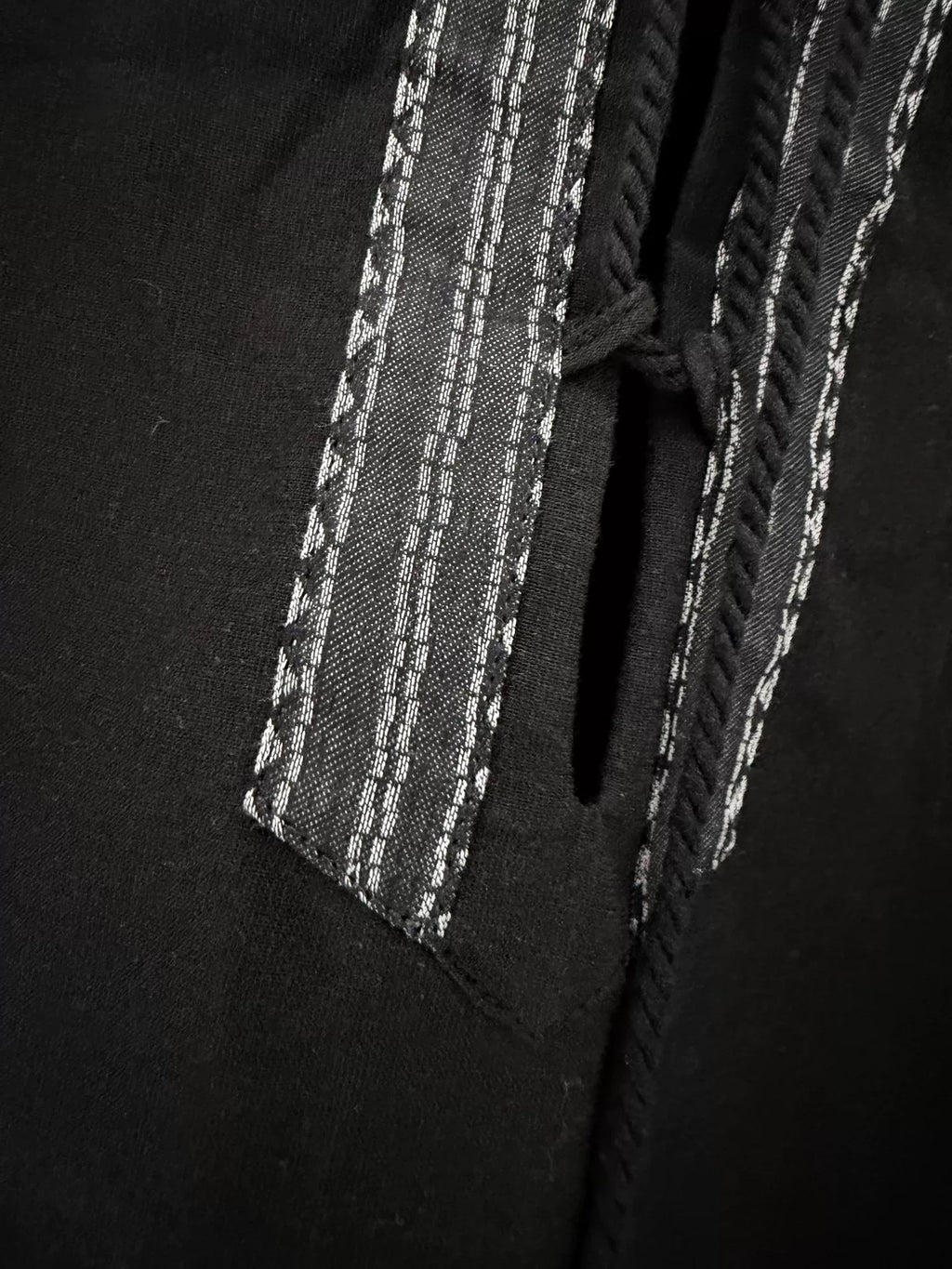 Saint Laurent Black Western Silk Shirt